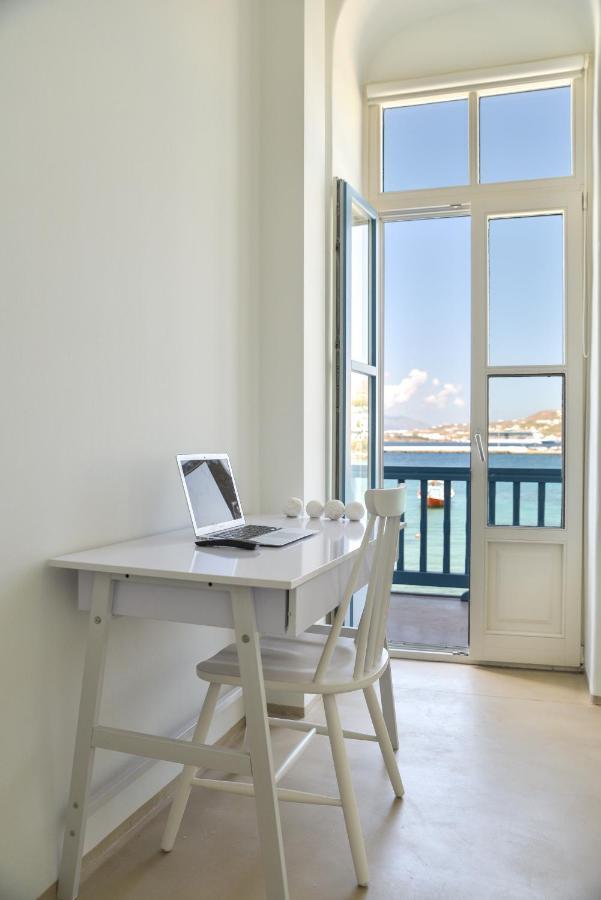 White Memories, Seafront Luxury Apartment Mykonos Mykonos Town Buitenkant foto