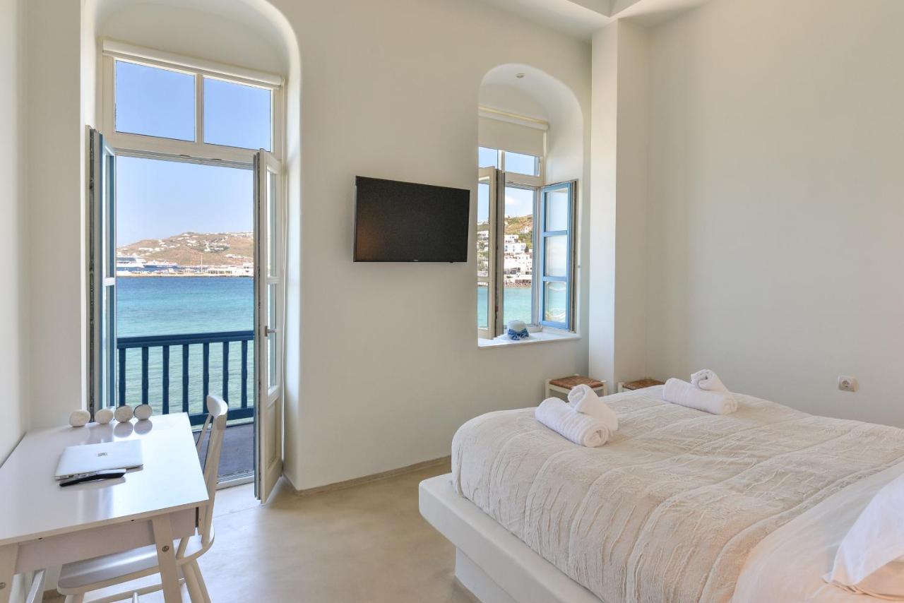 White Memories, Seafront Luxury Apartment Mykonos Mykonos Town Buitenkant foto